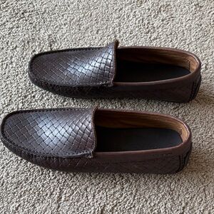 To Boot Dark Brown Textured Loafers